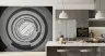 Modern Architectural Spiral Wall Mural 6