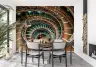 Ornate Spiral Staircase Architectural Wall Mural 6