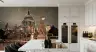 St Paul's Cathedral Sepia Night Wall Mural 7