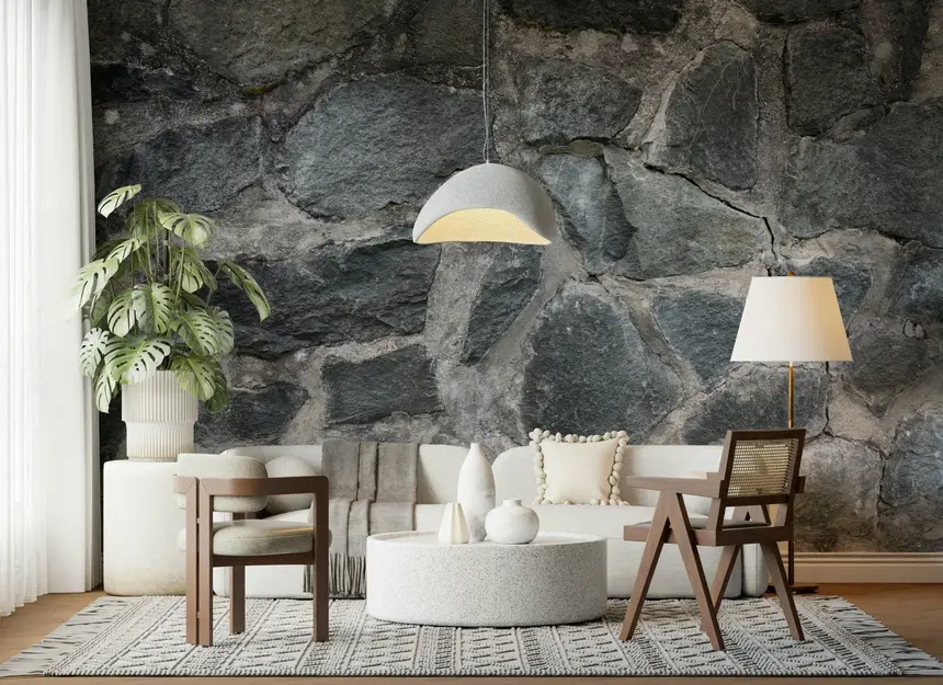 Stone Facade Wall Mural -2566587