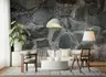 Natural Grey Stone Facade Wall Mural 6