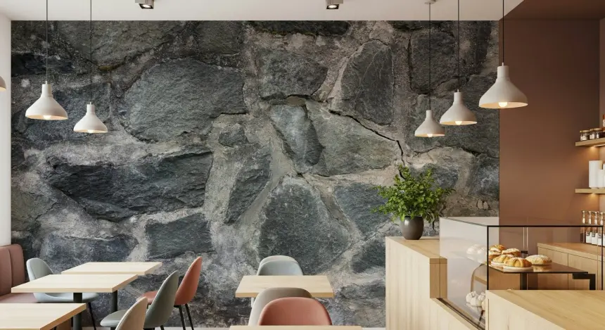 Stone Facade Wall Mural -2566587
