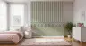 Vertical Stripe Floral Border Wallpaper 8