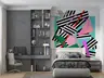 Geometric Chaos Abstract Wall Mural 8
