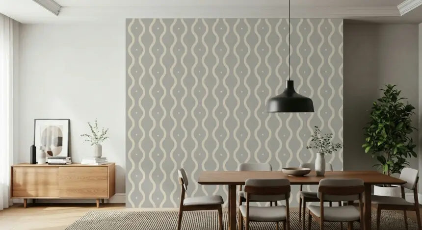 Subtle Serenity Grey Wallpaper