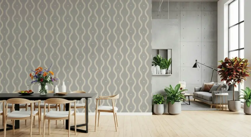 Subtle Serenity Grey Wallpaper