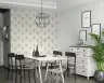 Contemporary Palm Frond Pattern Wallpaper 6