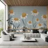 Whimsical Daisy Field Kids' Room Wallpaper 7