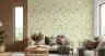 Cheerful Yellow Wildflower Wall Mural 7