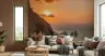 Coastal Sunset Cliffs Scenic Wall Mural 8