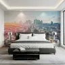 Panoramic Paris Cityscape Sunrise Wall Mural 7