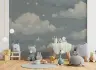 Dreamy Celestial Clouds Kids' Wall Mural 6