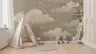 Dreamy Cloud and Starry Night Sky Wall Mural 8