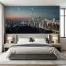 Taipei 101 Illuminated Cityscape Wall Mural 6