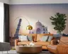 Taj Mahal Sunset Grandeur Wall Mural 7