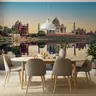 Majestic Taj Mahal Yamuna Reflection Wall Mural 6