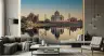 Majestic Taj Mahal Yamuna Reflection Wall Mural 8
