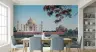Grand Taj Mahal with Gulmohar Wall Mural 8