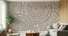 Organic Concentric Circles Abstract Wall Mural 6