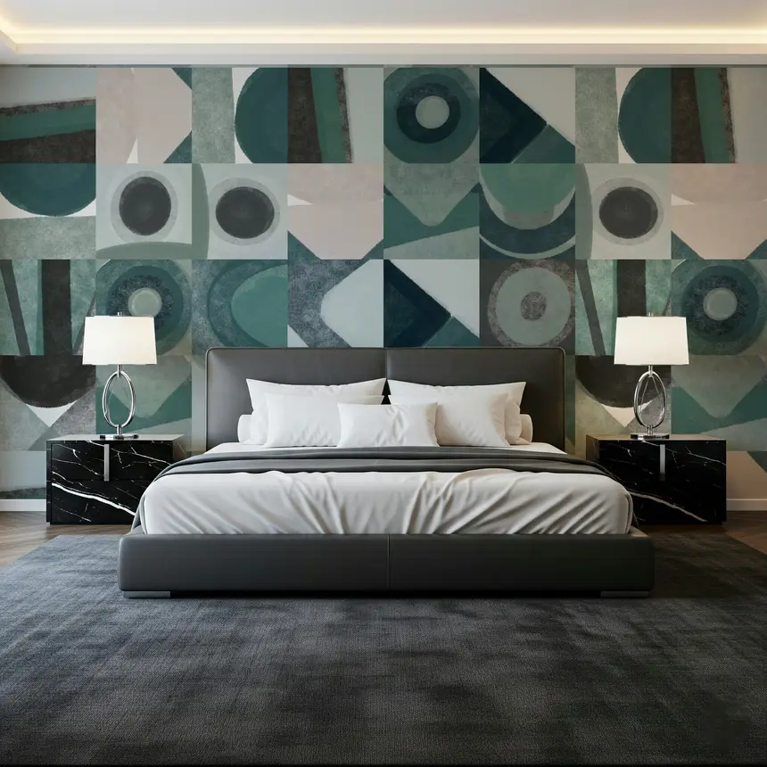 Abstract Tiles Wall Mural - 2861701