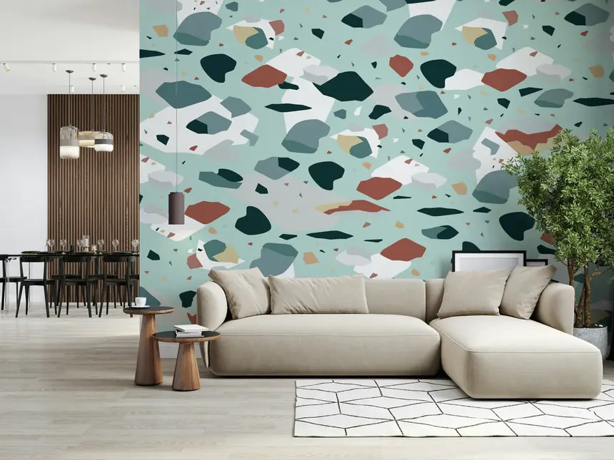 Fragmented Palette Wall Mural - 2742094