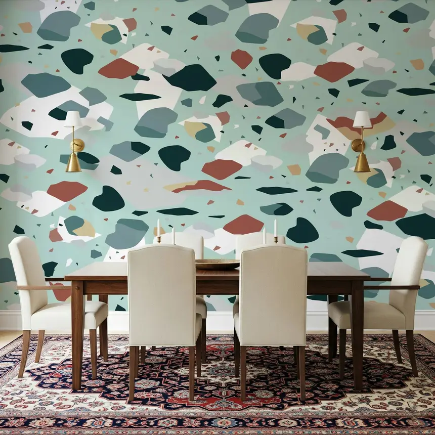 Fragmented Palette Wall Mural - 2742094