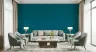 Teal Textured Grid Pattern Wallpaper 8
