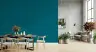 Teal Textured Grid Pattern Wallpaper 7