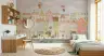 Whimsical Teddy Bear Town Wall Mural 8
