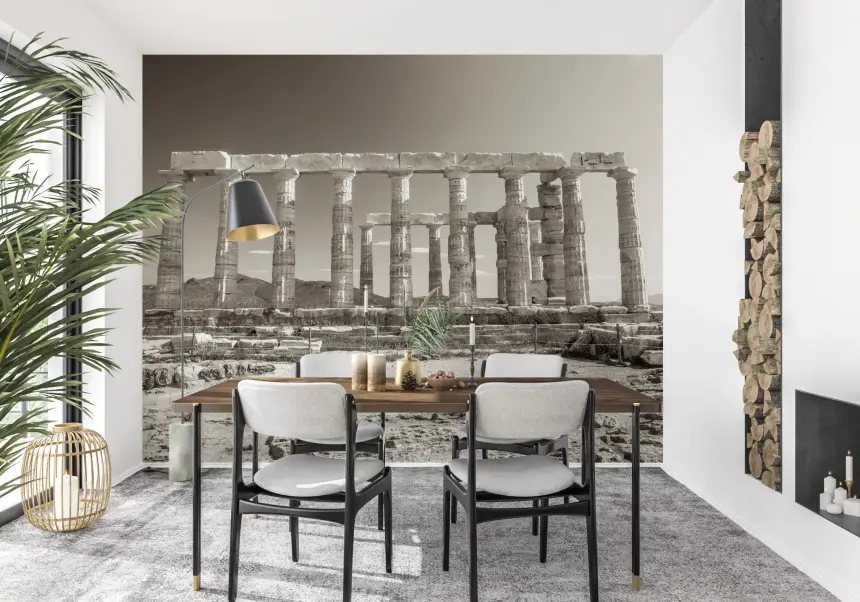 Temple of Poseidon Wall Mural