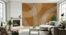 Terracotta Abstract Brushstroke Wall Mural 8