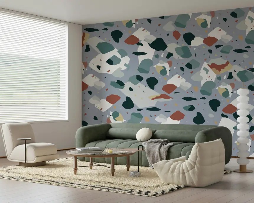 Terrazzo Tones Wall Mural - 2759441