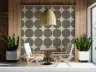 Contemporary Textured Circle Pattern Wallpaper 6