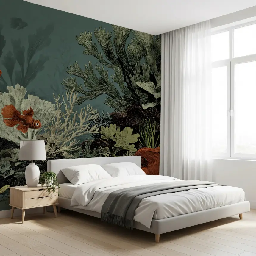 The Aquarium - Petrol Wall Mural