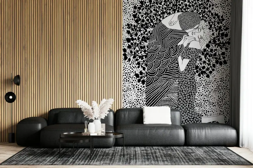 The Kiss II Wall Mural