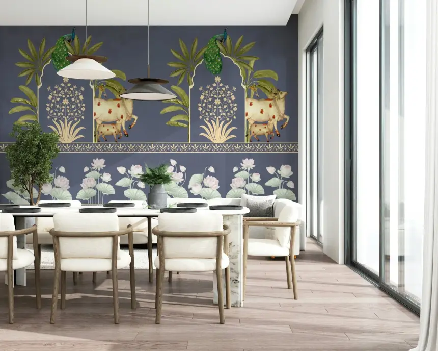 The Neelambar Arch Wall Mural