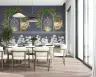 Indian Heritage Peacock & Sacred Cow Wall Mural 8