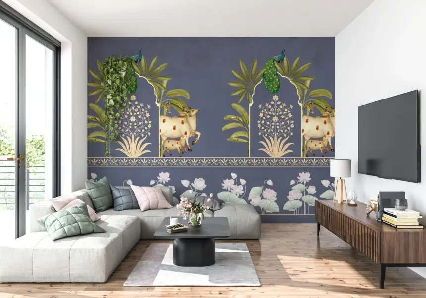 The Neelambar Arch Wall Mural