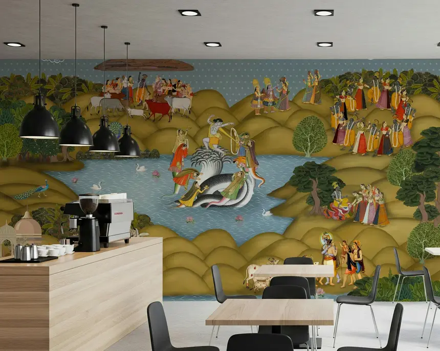 The Palace Jali Wall Mural