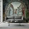 Vintage European Street Archway Wall Mural 7
