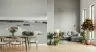 Monochrome Rocky Beach Seascape Wall Mural 7