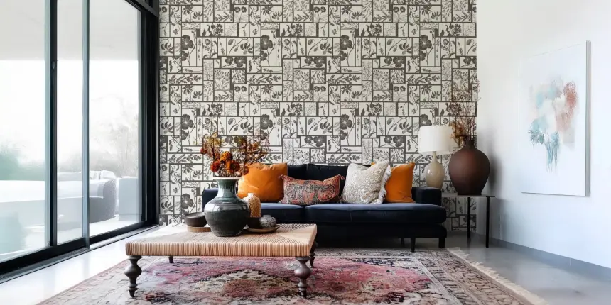 Timeless Flora Tile Wallpaper