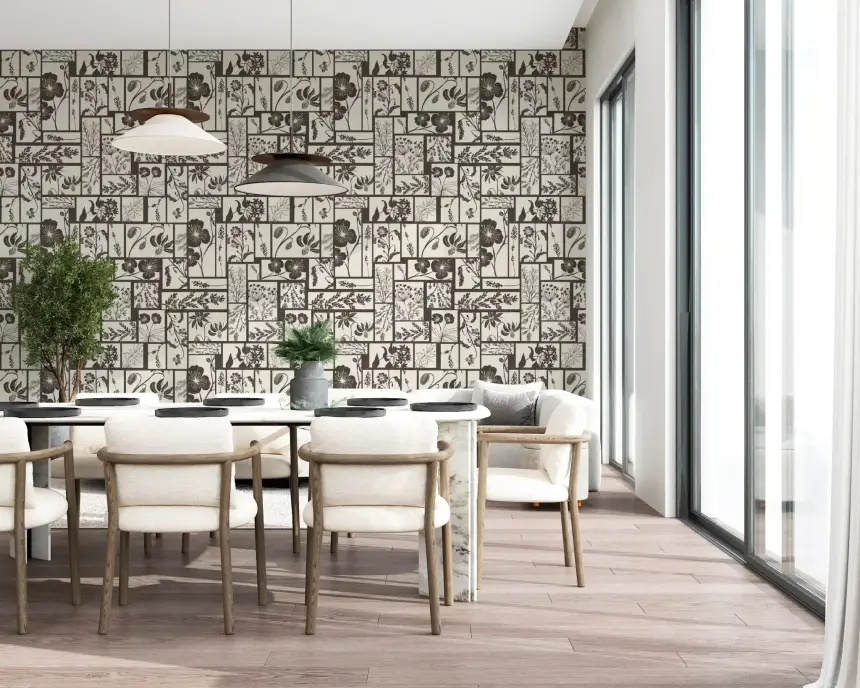 Timeless Flora Tile Wallpaper
