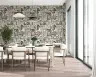 Elegant Sepia Botanical Tile Design Wallpaper 8