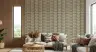Elegant Beige Floral Motif Pattern Wallpaper 6