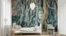 Serene Buddha Head in Ancient Roots Wall Mural 6