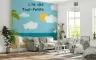 Playful Cartoon Beach Kids' Room Wall Mural 8