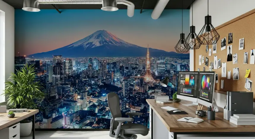 Tokyo Twilight Wall Mural