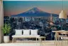 Mount Fuji and Illuminated Tokyo Cityscape Wall Mural 6
