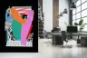 Urban Pop Art Patchwork Abstract Wall Mural 6
